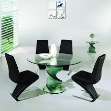 Pamper Your Home With These Stunning Modern Dining Tables Glass Dining Table Dining Room Design Unique Dining Room Table