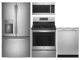 Ge appliances is your home for the best kitchen appliances, home products, parts and accessories, and support. Package Gep1 Ge Profile Appliance Package 4 Piece Appliance Package With Electric Range Stainless Steel