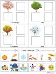 Exercice Ludique A Imprimer Les Saisons Jeux Educatifs Maternelle Exercices Printemps Maternelle Saisons Maternelles