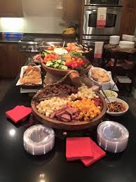 Doctor up with any greens in the house, scallions, sautéed cabbage, silken tofu 93. Christmas Eve Open House 2015 Party Food Buffet Christmas Eve Meal Christmas Party Food
