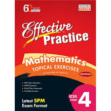 Spm mathematics note and exercise (dalam bahasa inggeris). Effective Practice Mathematics Form 4 17 18 Shopee Malaysia