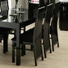 Shop allmodern for modern and contemporary black dining chairs to match your style and budget. Zone Dazzle High Gloss Black Slat Back Dining Chair Furniture123