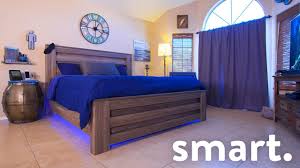Future technology bedroom in the bedroom there will be a bed that knows your comfort and if its not to how you like it it will change to the shape of your body and your comfort. Smart Home Bedroom Tech Tour 2 0 Youtube