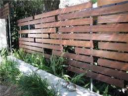 Privacy fences have multiple functions. Privacy Ideas Modern Privacy Fence Ideas Backyard Fences Fence Design Modern Front Yard