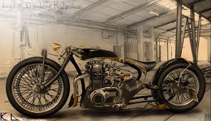Design 3d Modeling Custom Bike Custom Motorcycles Custom Bikes Bobber Bikes