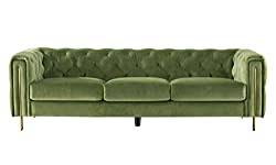 Explore a wide range of the best couch green on fresh geometric mint green cushion cover decorative pillows for sofa bed couch throw pillows case. Luxury Chesterfield Vintage Tufted Velvet Living Room Sofa Couch Mint Green Danish Teak Design