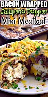 Jalapeno Popper Mini Meatloaves Ground Beef Keto Recipes Mini Meatloaf Recipes Keto Recipes Dinner