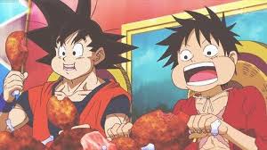 Toriko X One Piece X Dragon Ball Z Crossover Goku Luffy Desenhos De Anime Animes Wallpapers Anime