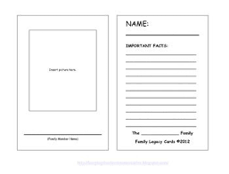 Here at printfirm we love printing creative card designs and helping people realize their geeky dreams. Family Legacy Trading Cards Template Trading Card Template Card Games Card Games For Kids