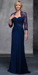 Jean De Lys Chiffon Evening Dress With Lace Jacket 29384 By Alyce