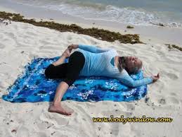 The Cat Pulling Its Tail Pose In Yin Yoga Yin Yoga Yin Poses Yin Yoga Poses