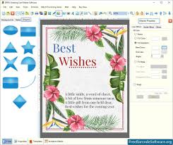 Veryutils photo card maker allows you to create photo cards by yourself in. Greeting Card Maker Software Creates Occasional Greeting Cards Freebarcodesoftware