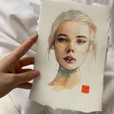 Watercolor Painting By Humid Peach Watercolor Artwoonz Watercolor Paintings Abstract Art Art Painting