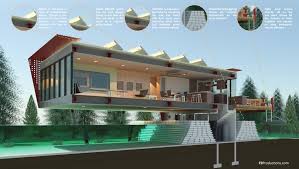 Flood Proof Home Designed To Sustain A Super Storm Flooded House House Design House On Stilts