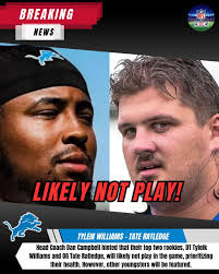 The Detroit Lions are not expected to play any starters in Thursday's  exhibition opener against the Los Angeles Chargers in Canton, Ohio.