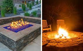 We have a small back yard and a wood fire pit is probably not a good idea within 10 feet of the house. Gas Vs Wood Fire Pits What Are The Key Differences Home Stratosphere