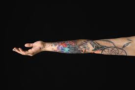 Free download men backside view body dragon tattoo psd mockup. Tattoo Arm Stock Photos And Royalty Free Images Vectors And Illustrations Adobe Stock