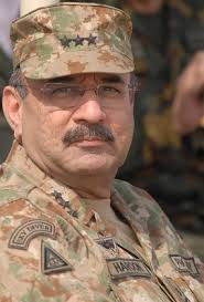 Pakistani Army Lieutenant General Haroon Aslam Redakční stock fotografie