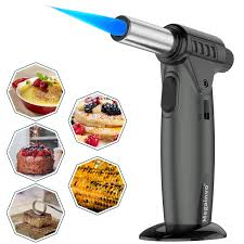 The best kitchen blow torch in 2021. Butane Torch Kitchen Blow Torch Refillable Cooking Torch Lighter With Safety Lock Adjustable Flame For Desserts Creme Brulee Bbq Baking Butane Gas Not Included Buy Online In Aruba At Aruba Desertcart Com Productid