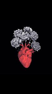 Pin By Mersadees Rasmusson On Hearts Hippie Tattoo Black Aesthetic Wallpaper Dark Wallpaper