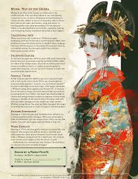 Monk Way Of The Geisha V1 5 Entrance And Deceive Unearthedarcana