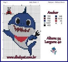 Shop from 4,000 patterns & kits. Pin By Olesya On Baby Shark Baby Shark Animal Cross Stitch Patterns Cross Stitch Animals