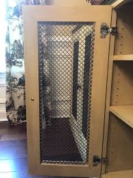 Decorative metal mesh has a lot to offer. Convert Glass Doors To Wire Mesh Custom Cabinet And Bookcase Design Blog