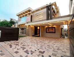 Listen to the best brand new house shows. Brand New House For Sale In Dha Lahore Lahore Pak Properties Modern House Facades House Outside Design Modern Bungalow House Design