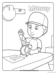 You can search several different ways, depending on what information you have available to enter in the site's search bar. Disney Junior Coloring Pages Handy Manny Coloring4free Coloring4free Com