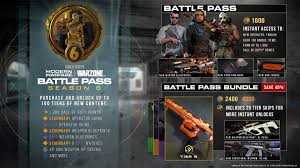 List of call of duty: The Modern Warfare Season Six Battle Pass Is Now Live