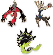 Amazon.com: Pokémon Center: Xerneas, Yveltal and Zygarde Pokémon Pins,  3-Pack : Clothing, Shoes & Jewelry