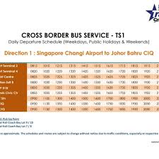However, it has three additional johor holidays every year, which are the dates for johor holiday 2019 that are stated below may have some adjustments if there are any official announcements made affecting the public. Photos At Transtar Cross Border T2 Bus Line In Changi