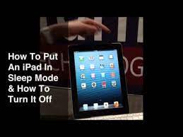While the ipad is on, it draws from its battery (unless it's plugged in, of course.) to put the ipad temporarily to sleep, press the sleep/wake button. How To Put An Ipad In Sleep Mode Turn It Off Youtube