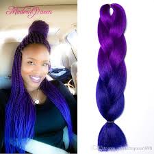 Unfollow synthetic braiding hair to stop getting updates on your ebay feed. Kanekalon Ombre Braiding Hair Synthetic Crochet Braids Twist 24inch 100g Ombre Two Tone Jumbo Braid Hair Extensions More Colors Wholesale Bulk Hair For Braiding Braided Hairstyles Box Braids Styling Braid In