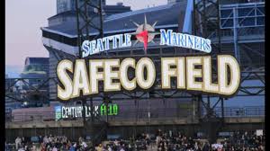 Sign On The Outfield Wall Of Safeco Field Seattle Mariners