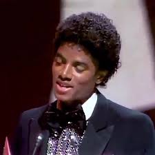 Michael Jackson winning his first AMA...
