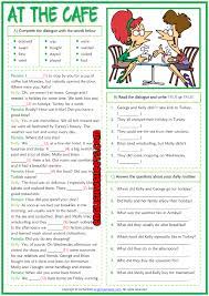 Oh, finally we are back to school. Past Simple Esl Dialogue Comprehension Exercises Worksheet