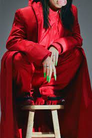 Maybe you would like to learn more about one of these? Download Billie Eilish Wallpaper On A Stool Cellularnews