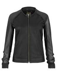 Muubaa Corona Leather Chiffon Bomber Jacket In Black Chiffon Bomber Jacket Bomber Jacket Jackets