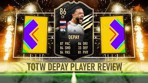 There are 5 other versions of depay in fifa 21. Fifa 21 Totw Depay 86 Player Review Youtube