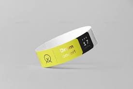 Paper Band Mock Up Paper Bracelet Band Mockup