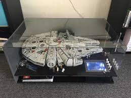 Diy Process Lego Millenium Falcon Coffee Table Lego Millenium Falcon Lego Millenium Led Infinity Mirror