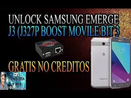 Desbloqueo directo a través del servidor (basado en créditos). Unlock Samsung J3 Emerge J327p Boost Movile Bit 3 By Joel Tecnologia
