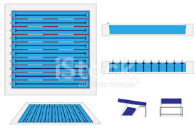1l = 0.001m3 so 2,500 x 1000 = 2,500,000l) 660,430 gallons of water. Semi Olympic Size Swimming Pool Vector Image Royalty Free