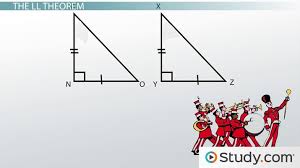 For each pair of triangles,state the postulate and theorem that can be used to conclude that the triangles are cpngruent. Congruency Of Right Triangles Definition Of La And Ll Theorems Video Lesson Transcript Study Com