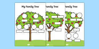 Free My Family Tree Worksheets Family Tree Template