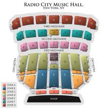 Radio City Music Hall 2019 Seating Chart