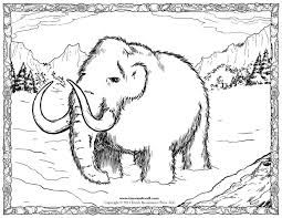 Woolly Mammoth Coloring Page Jpg 1200 927 Shark Coloring Pages Coloring Pages Stone Age Activities