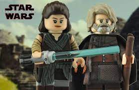 The S Are The Best Custom Lego Star Wars Rey And Luke Skywalker