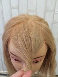 1 これくらい前髪を分け取ります 簡単ヘアアレンジ 前髪 前髪 ヘアアレンジ ヘアアレンジ